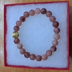 Red Sunstone Bracelet